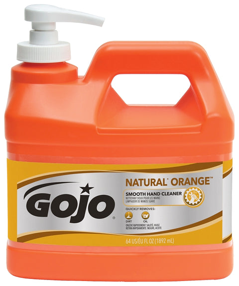 Gojo 0948-04 Hand Cleaner, Liquid, Citrus, 0.5 gal, Pack of 4