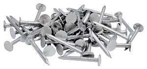 ProFIT 0069078 Hand Drive Roofing Nail, 1-1/4 in L, Flat Head, 11 ga Gauge, Steel