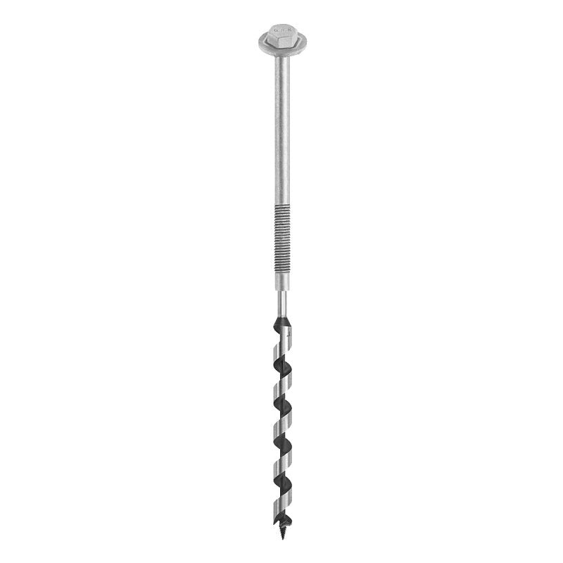 GRK Fasteners AugerBolt Series 81272 Through Bolt Fastener, Coarse Thr ...
