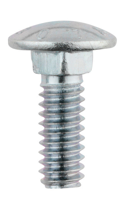 Hillman 1/4 Dia. x 3/4 in. L Zinc Carriage Bolt 100 pk