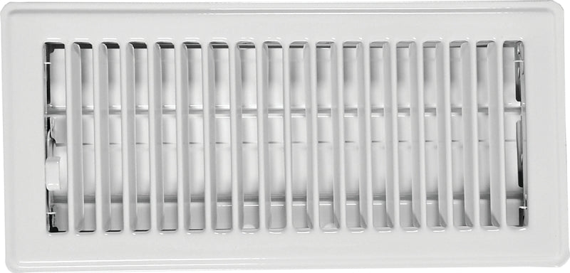 Shell Register Imperial RG0283 Floor Register, Steel, White, Painted/Powder-Coated ...