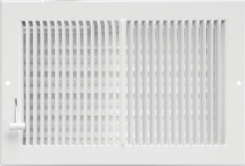 Imperial RG0299 Multi-Shutter Register, For 6x12 Opening, 7-1/4 in L, 13-1/4 in W, Steel, White
