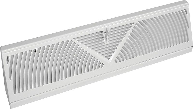 Imperial RG3056-A Baseboard Diffuser, 24 in L, 2-3/4 in W, 360 deg Air ...