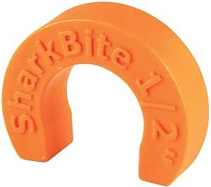 SharkBite U710A Disconnect Clip, 1/2 in, Plastic