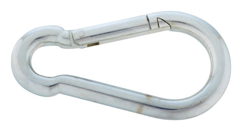 Campbell Chain Zinc Plated Steel Spring Snap Silver 280 lb. 4 in. L 1 pk