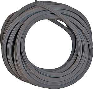 Make-2-Fit P 7521 Screen Retainer Spline, 0.165 in D, 25 ft L, Vinyl, Black, Round