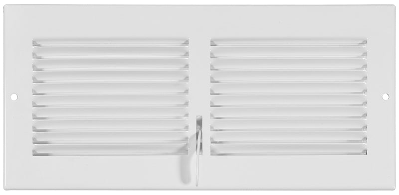 Shell Register Imperial RG0606 Sidewall Register, 14 in L, 6 in W, 20 deg Air Deflect ...