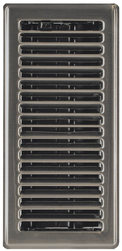 Shell Register Imperial RG1995 Floor Register, 10 in L, 4 in W, Steel, Pewter – Shell ...
