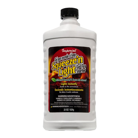 Imperial Squeez'n Light KK0343 Fire Starter, Viscous Gel, 22 oz