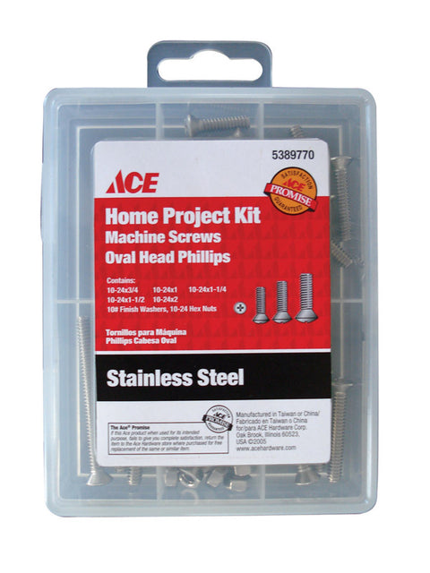Ace Oval Machine Screw Kit
