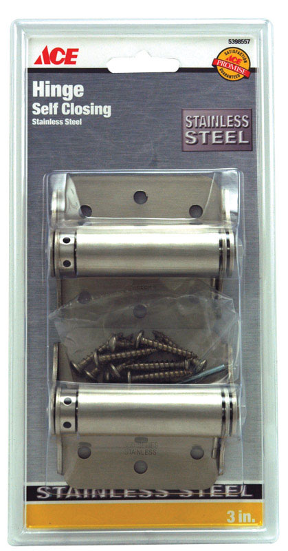 Ace 3 in. H x 3 in. L 3 in. Stainless Steel Spring Return 2 Stainless Steel Adjustable Spring Hi