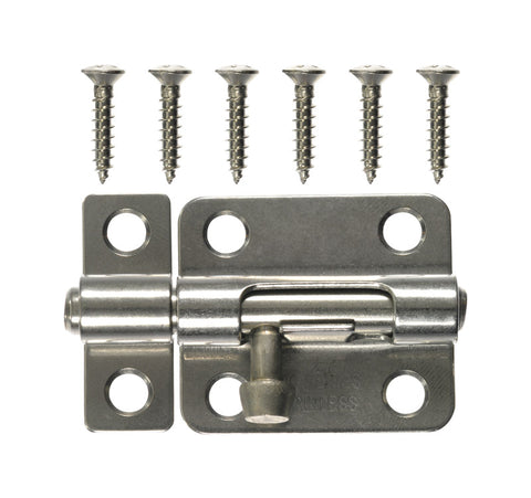 Ace 2.5 in. L Polished Stainless Steel Heavy Duty Barrel Bolt