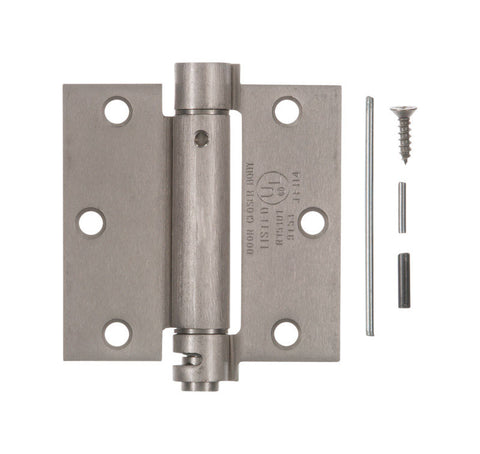 Ace 3.5 in. Dia. x 3.5 in. L Satin Nickel Door Hinge