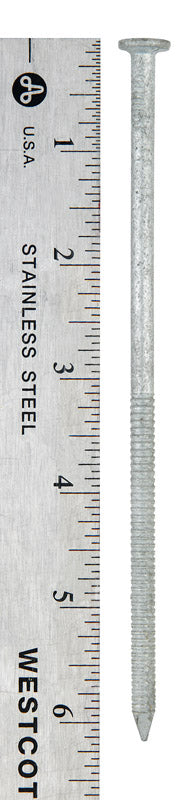 Pro Fit 6 in. Timber Tie Steel Nail Flat Spiral 1 50 lb.