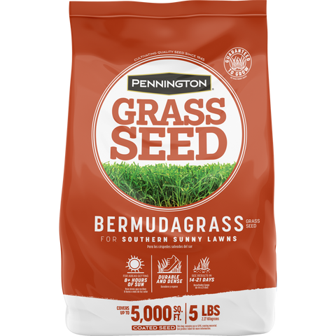 Pennington 100532363 Grass Seed, 5 lb, Bermuda