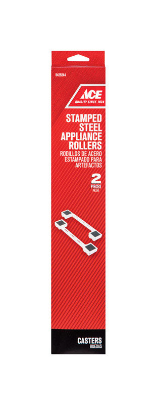 Ace Steel White Appliance Roller 1200 lb. 2 pk