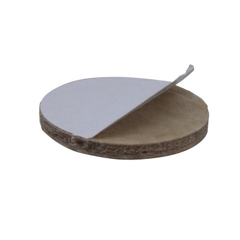 Ace Felt Self Adhesive Protective Pad Brown Round 1-1/2 in. W 24 pk