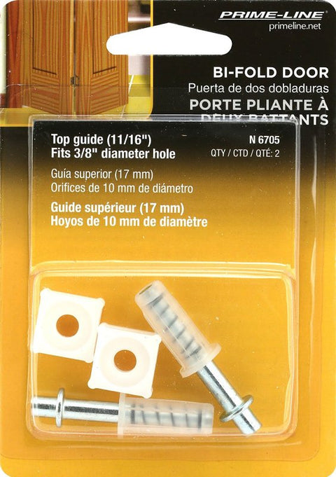 Prime-Line N 6705 Bi-Fold Door Guide, Plastic, Top