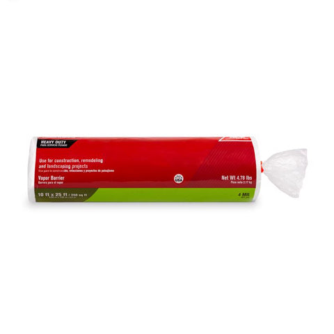 Ace Plastic Sheeting 4 mil X 10 ft. W X 25 ft. L Polyethylene Clear, Pack of 12
