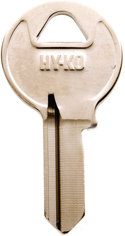 Hy-Ko 11010M15 Key Blank, Brass, Nickel, For: Master Vehicle Locks, Pack of 10
