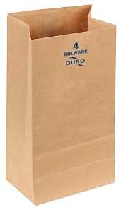 Duro Bag 71004 Heavy-Duty SOS Bag, 3-1/8 in W, 5 in L, Virgin Paper, Kraft