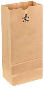 Duro Bag 71016 Heavy-Duty SOS Bag, 4-13/16 in W, 7-3/4 in L, Virgin Paper, Kraft