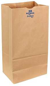 Duro Bag 71020 Heavy-Duty SOS Bag, 5-5/16 in W, 8-1/4 in L, Virgin Paper, Kraft