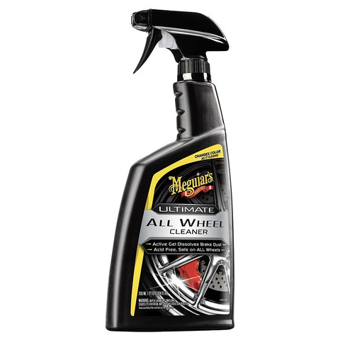 Meguiar's G180124 Ultimate All Wheel Cleaner, 24 oz, Liquid, Sulfurous/Vanilla