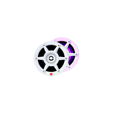 JBL STADIUMMW6520AM Stadium Marine 6-1/2″ Coaxial Speakers w/RGB Lighting, White, 1 pr