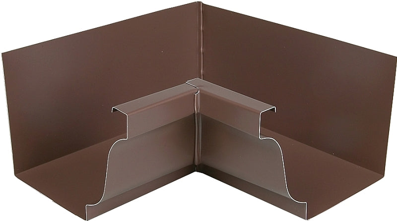 Gutter Shell Amerimax 2520119 Gutter Miter, K-Style Gutter, Aluminum, Brown – Shell ...