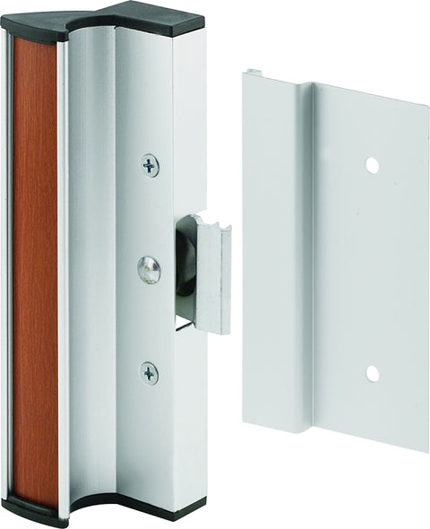 Prime-Line C 1055 Handle Set, Aluminum, Anodized, 3/4 to 1 in Thick Door