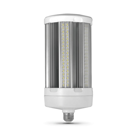 Feit Electric C20000/5K/LED LED Bulb, Corn Cob, 1000 W Equivalent, E26 Lamp Base, Clear, Daylight Light