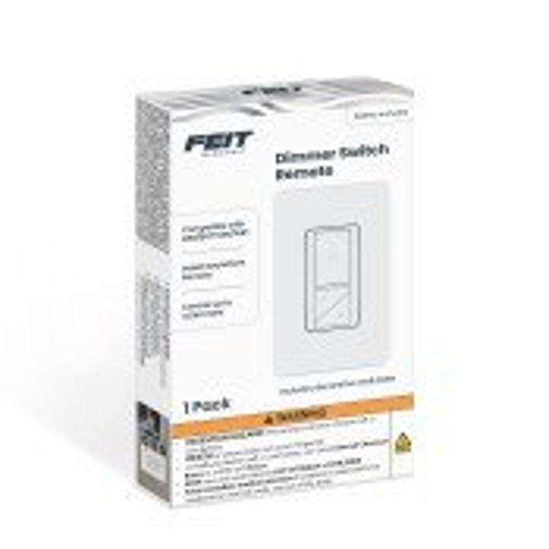 Feit Electric DIM/COMPANION Dimmer Switch Remote, Hardwired, White ...