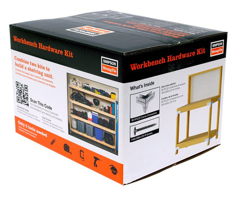 Simpson Strong-Tie WBSK Workbench and Shelving Hardware Kit, 18 ga Gauge, Galvanized
