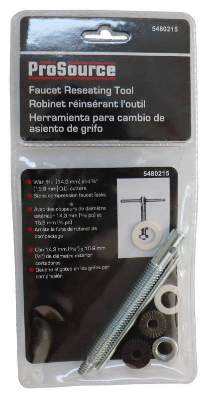 ProSource T153-3L Faucet Reseating Tool, 3 x 3-3/4 in, Bar Handle, 3-3 ...