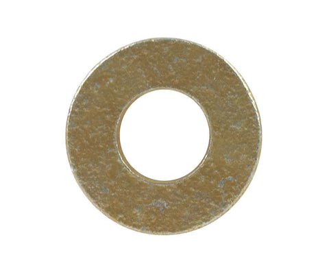 Hillman Yellow Dichromate 1/4 in. SAE Flat Washer 100 pk