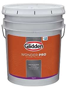 Glidden Wonder-Pro GLWP31WB/05 Interior/Exterior Paint, Eggshell Sheen, Pastel Base/White, 5 gal