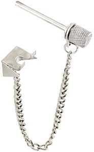 Security Pin Lock Defender Security U 9857 Window Pin Lock, 1-5/16 in L, Steel, Chrome ...