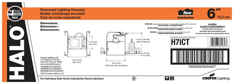 FIXTURE RECESSED ICAN ALUM 6IN