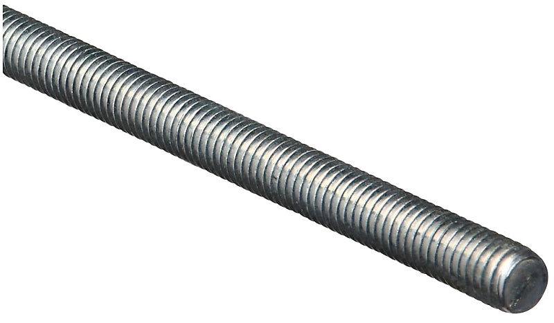 Shell Scoop Threaded National Hardware N179-523 Threaded Rod, 7/16-14 Thread, 36 in L, A Gr ...