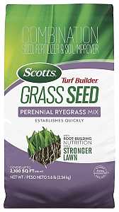 Scotts Turf Builder 18039 4-0-0 Grass Seed, Perennial Ryegrass, 5.6 lb Bag