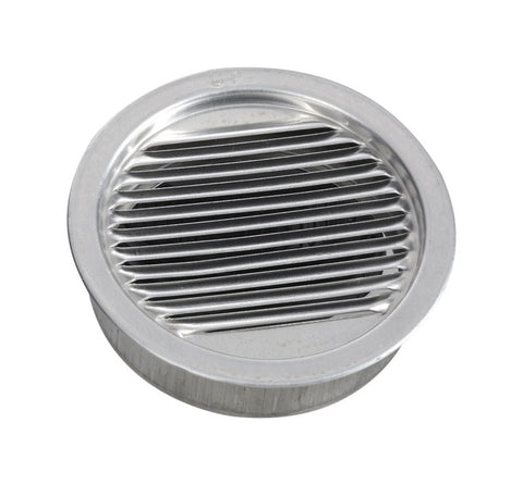 Air Vent Mini Louver 3 in. W Silver