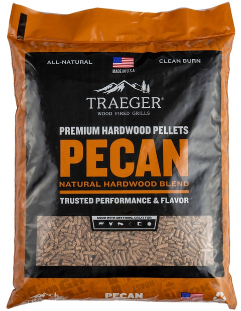 Traeger PEL314 Series Pellet, Pecan, Wood, 20 lb Bag