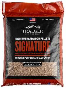 Traeger PEL331 Signature Blend Pellet, Hardwood, 20 lb Bag