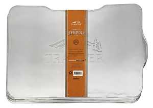 Traeger BAC506 Drip Tray Liner, For: Ironwood 650 Grill, Aluminum, 5/PK