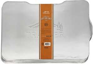 Traeger BAC521 Drip Tray Liner, Aluminum, Silver, For: Ironwood 885 Grill