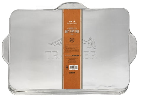Traeger BAC522 Drip Tray Liner, For: Timberline 850 Grill, Aluminum, 5/PK