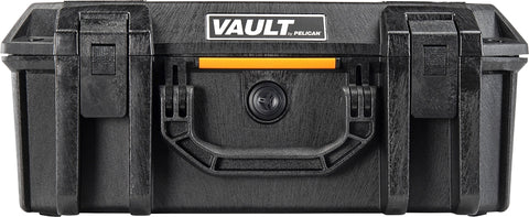 Pelican International VCV300-0020BLK Large Pistol Case, Polyethylene, Black, Hasp Lock