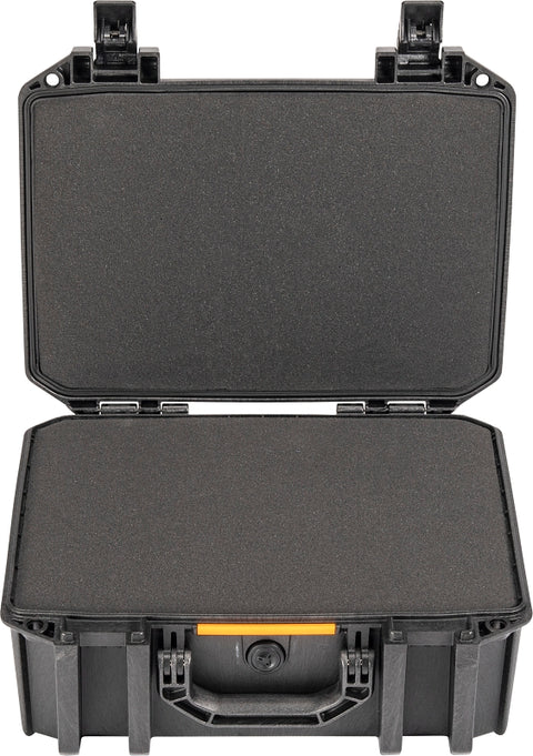 Pelican International VCV300-0020BLK Large Pistol Case, Polyethylene, Black, Hasp Lock