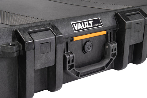 Pelican Vault Series VCV730-0000-BLK Tactical Rifle Case, 47.12 in L, 19.18 in W, 6.9 in H, Polyethylene, Black